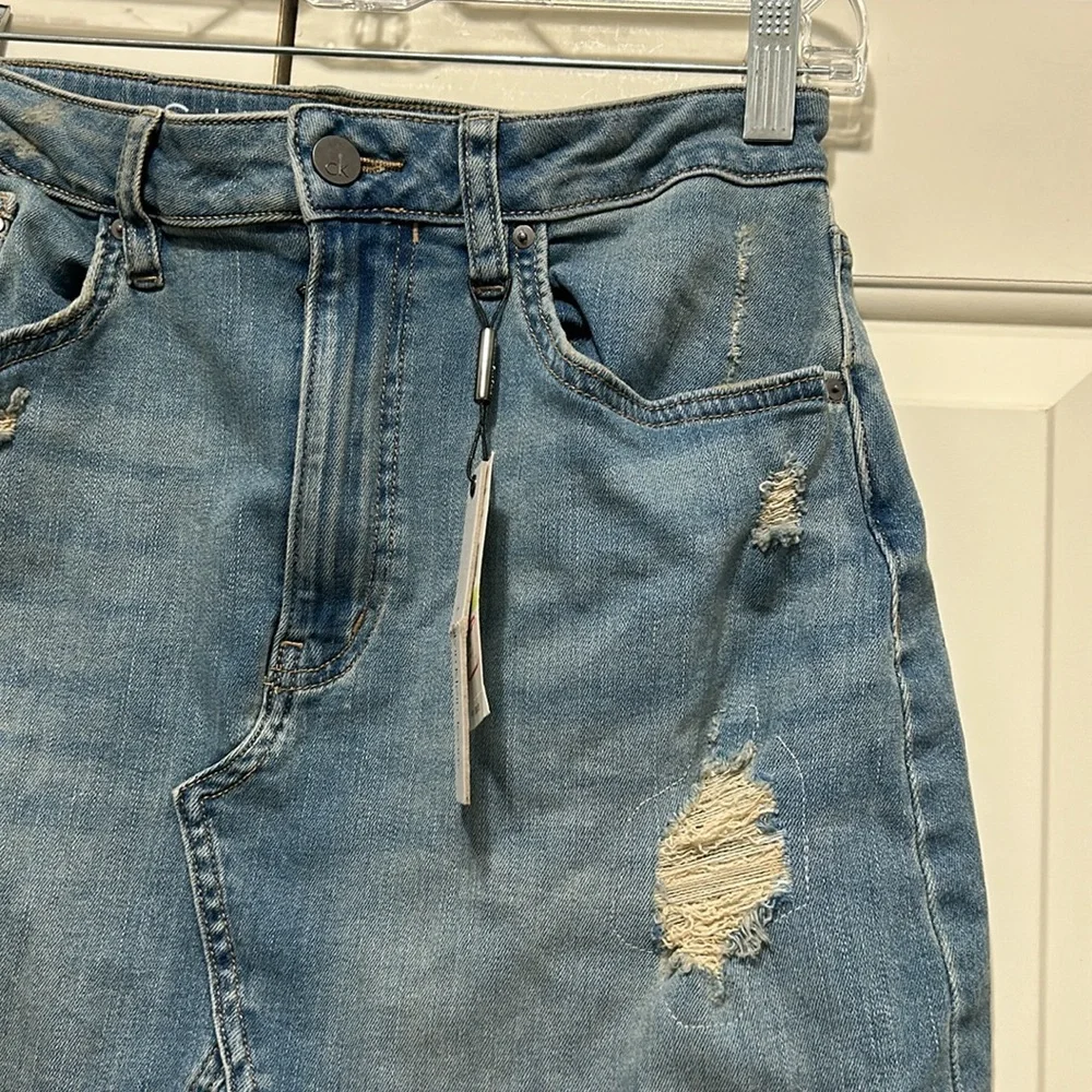CALVIN KLEIN MINI   JEANS SKIRT